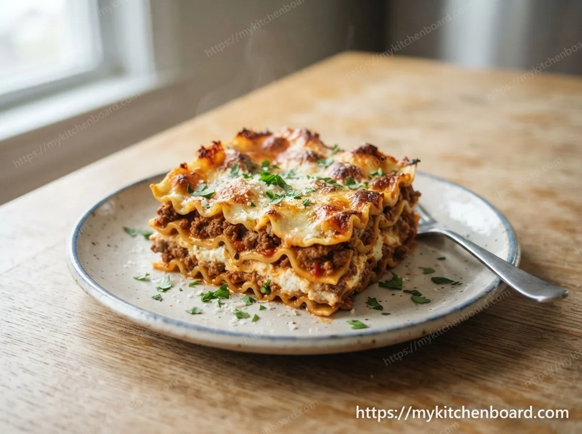 Rinderhack-Lasagne