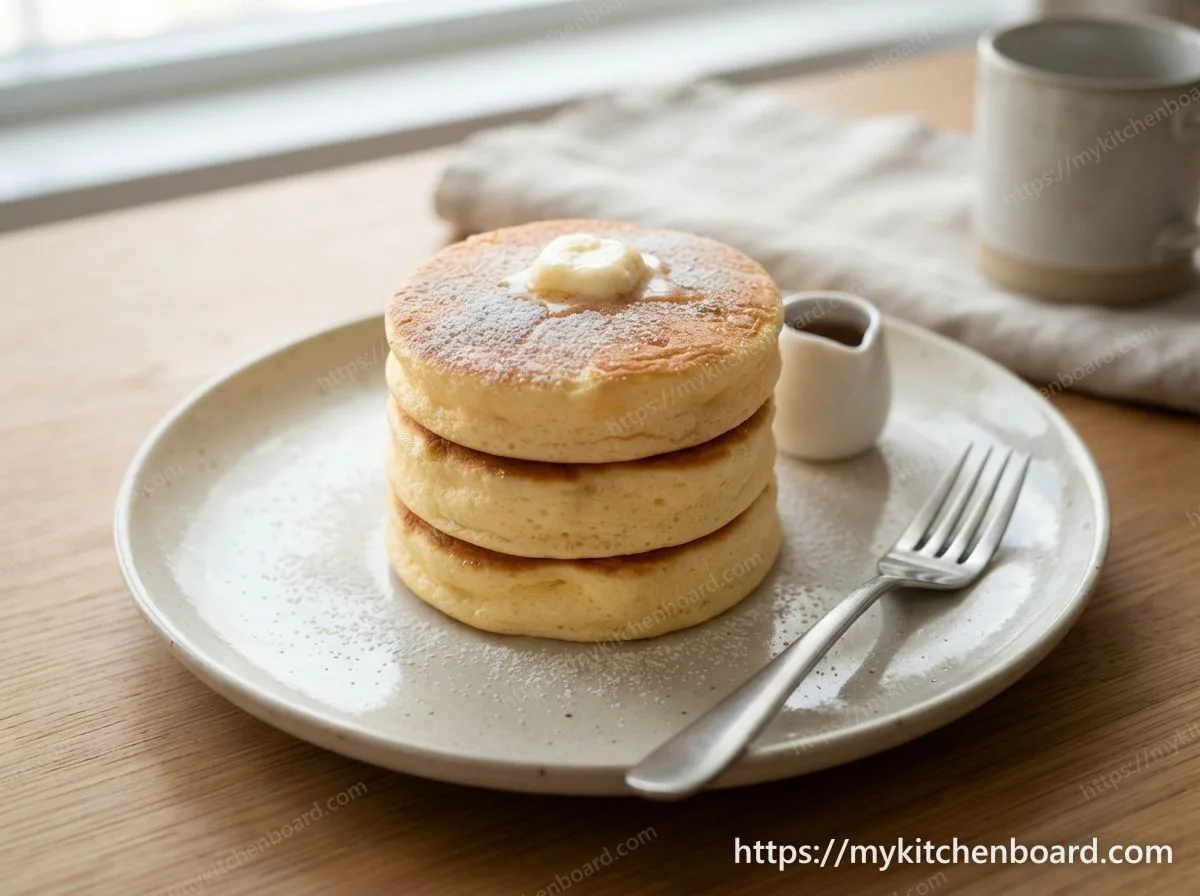 Soufflé Pancakes Made with Pancake Mix
