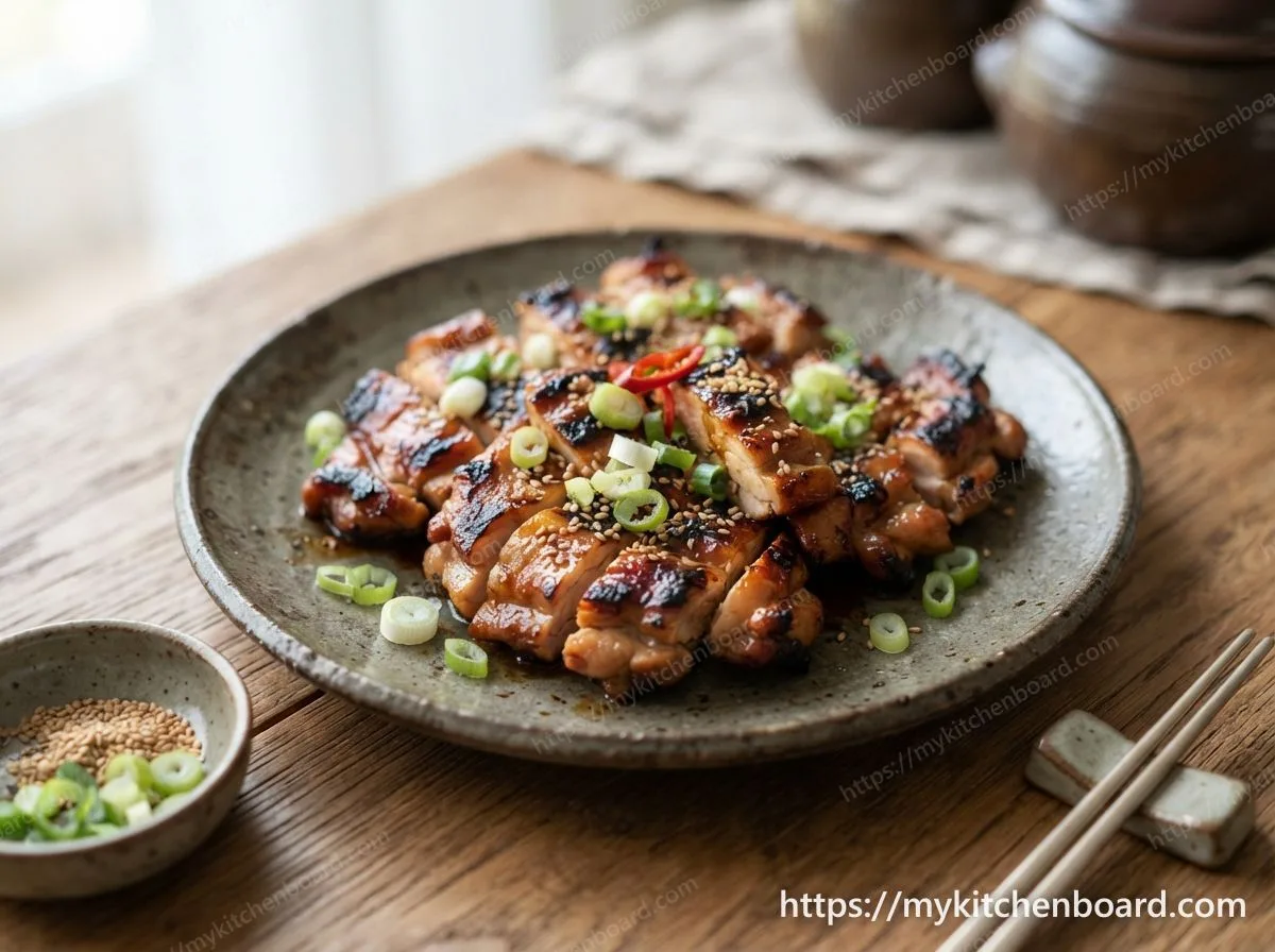 酱油香煎鸡腿肉