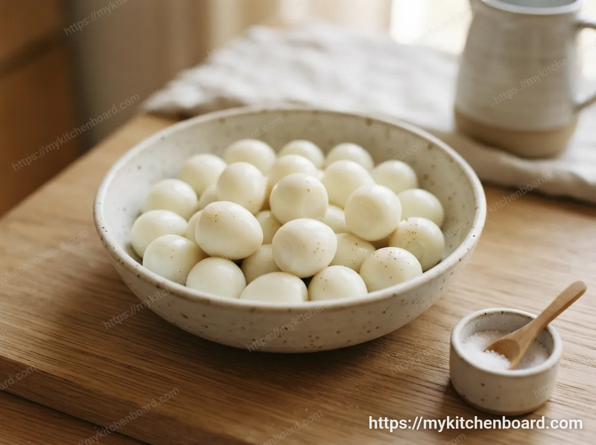 うずらの卵の茹で方と簡単な剥き方