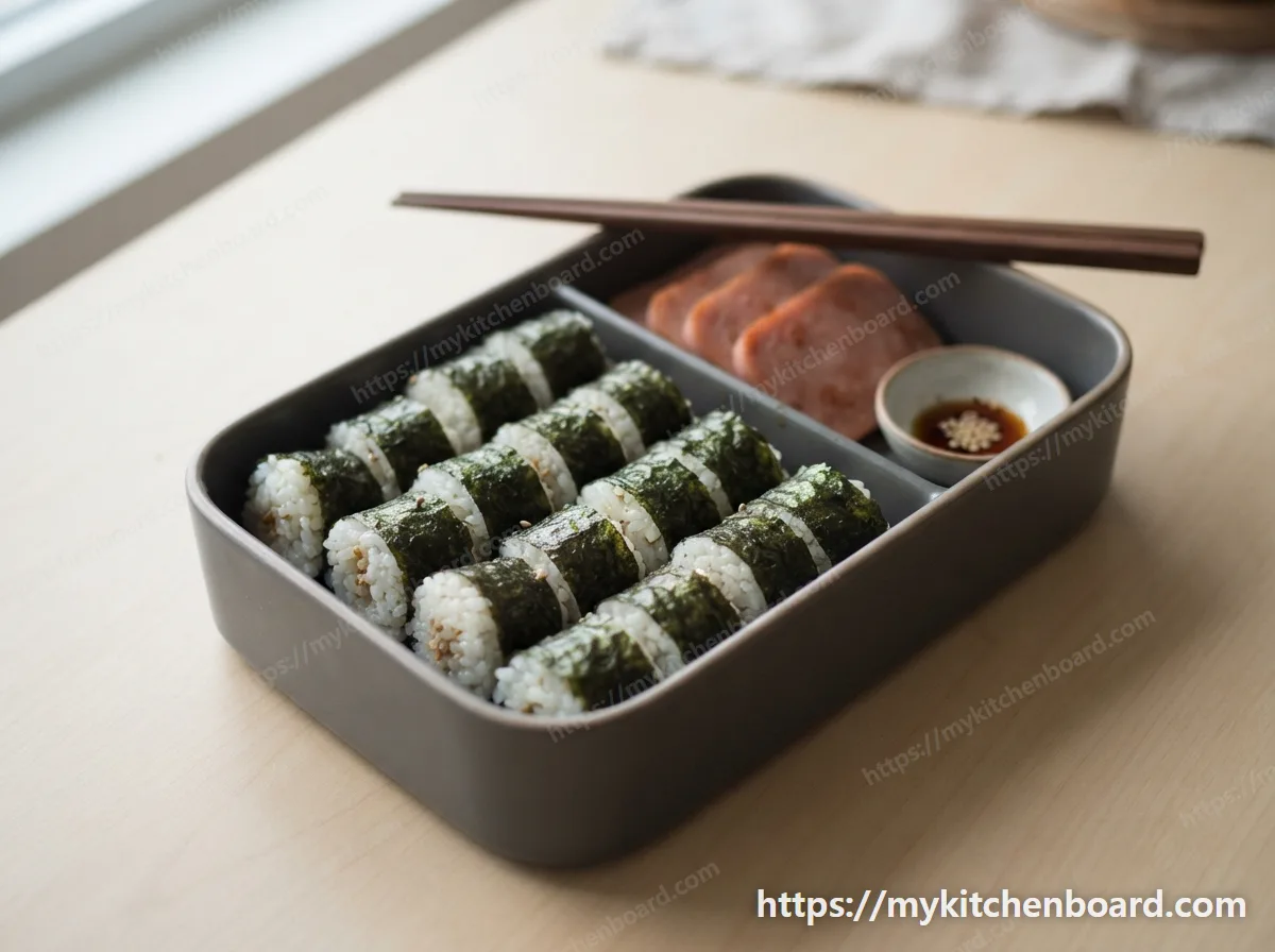 Gimbap Rolls and Low-Sodium Ham