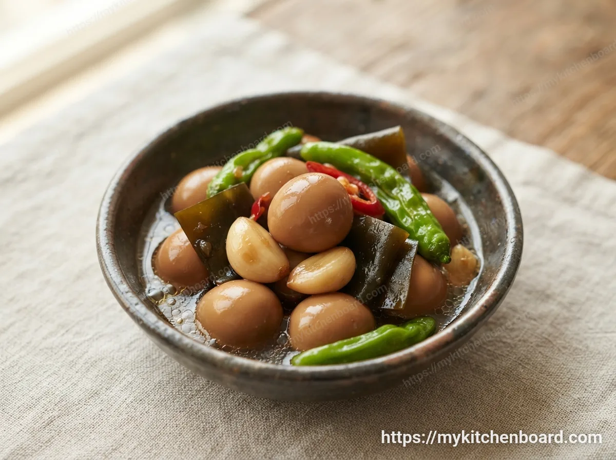 うずらの卵のチャンジョリム