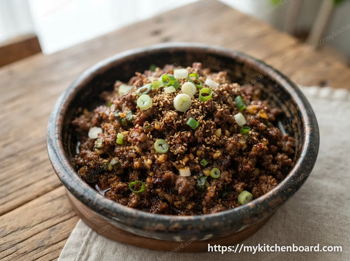 万能炒牛肉末