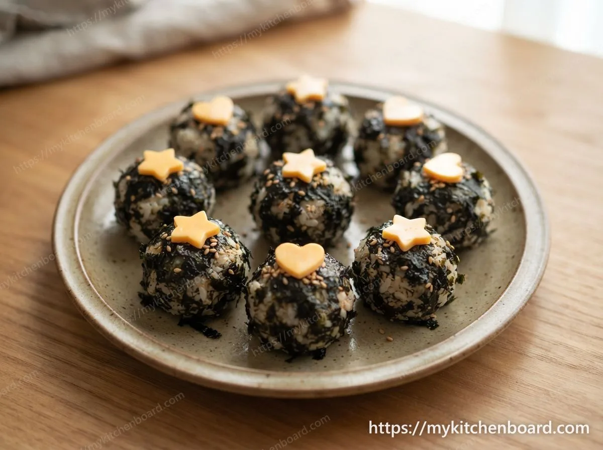 Jumeokbap au thon-mayo, algues et fromage